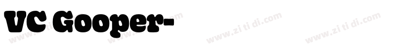 VC Gooper字体转换